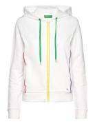 Jacket W/Hood L/S Tops Sweat-shirts & Hoodies Hoodies White United Col...