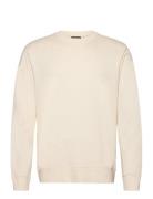 M Crew Neck Sweat Designers Sweat-shirts & Hoodies Sweat-shirts Cream ...