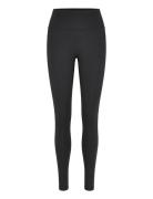 Rib High-Rise Legging, Long Bottoms Running-training Tights Black Girl...