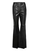 Alice - Lamb Croco Bottoms Trousers Leather Leggings-Bukser Black Day ...