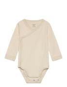 Body Wrap Basic Bodies Long-sleeved Beige Lindex