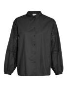 Mschjeovana Petronia Shirt Tops Shirts Long-sleeved Black MSCH Copenha...