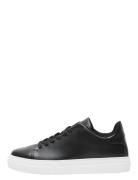 Slhdavid Chunky Leather Sneaker Noos Lave Sneakers Black Selected Homm...