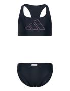 Adidas Performance Big Bars Bikini Girls Bikini Black Adidas Performan...