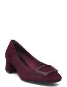 Women Court Sho Shoes Heels Pumps Classic Burgundy Tamaris