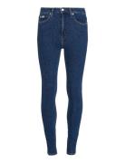 Mid Rise Skinny Bottoms Jeans Skinny Blue Calvin Klein Jeans