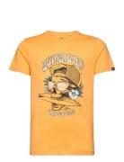 Qs Skull 69 Yth Tops T-shirts Short-sleeved Orange Quiksilver