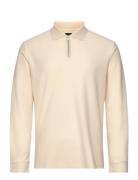 Jprbladamien Ls Polo Tops Polos Long-sleeved Cream Jack & J S