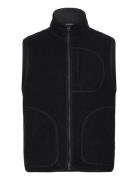 Duncan Wool Fleece Vest Vest Black J. Lindeberg