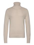 Olivero Turtleneck Sweater Tops Knitwear Turtlenecks Beige J. Lindeber...