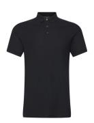 Polo Shirt Tops Polos Short-sleeved Black Emporio Armani