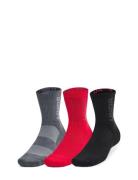 Ua 3-Maker 3Pk Mid-Crew Sport Socks Regular Socks Multi/patterned Unde...