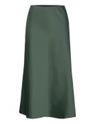 Yaspella Hw Midi Skirt S. Noos Knelangt Skjørt Green YAS