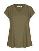 Maefa Tops T-shirts & Tops Short-sleeved Green Masai