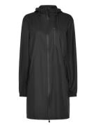 Long Storm Breaker Outerwear Rainwear Rain Coats Black Rains