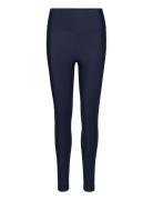 Graphic High Waist Tights Sport Running-training Tights Navy Casall