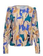 Binna Blouse 3 Tops Blouses Long-sleeved Multi/patterned Minus