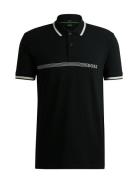 Paddy 1 Tops Polos Short-sleeved Black BOSS