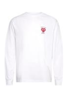 Panic Long Sleeve Tops T-shirts Long-sleeved White Makia