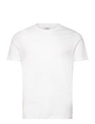 Basic Cotton Stretch T-Shirt Tops T-shirts Short-sleeved White Mango