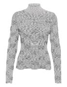 Bariagz Ls Pullover Tops Knitwear Turtleneck Grey Gestuz