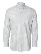 Slhslimsoho-Ethan Aop Shirt Ls Tops Shirts Casual Multi/patterned Sele...