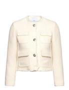 Tweed Jacket With Pockets Outerwear Jackets Light-summer Jacket White ...