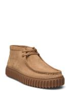 Torhill Hi Støvletter Med Snøring Brown Clarks