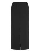 Msmarcia Midi Skirt Knelang Kjole Black Minus