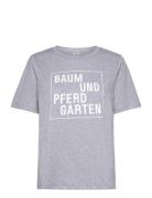 Jawo Tops T-shirts & Tops Short-sleeved Grey Baum Und Pferdgarten