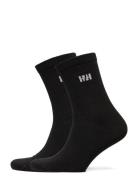 Everyday Wool Sock 2Pk Lingerie Socks Regular Socks Black Helly Hansen