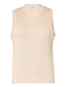 Luca Vest Vests Knitted Vests Beige Modström