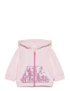 Hooded Cardigan Tops Sweat-shirts & Hoodies Hoodies Pink Billieblush