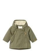 Nbmgodo Padded Loose Jacket Fo Lil Parkas Jakke Khaki Green Lil'Atelie...