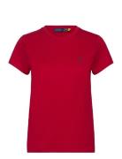 40/1 Cotton Jersey-Ssl-Tsh Tops T-shirts & Tops Short-sleeved Red Polo...