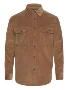 Corduroy Overshirt Tops Overshirts Brown Tommy Hilfiger