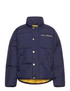 Mini Rodini Society City Puffer Jacket Fôret Jakke Navy Mini Rodini