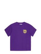 Rodney Tops T-shirts Short-sleeved Purple Molo