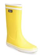 Ai Malouine 2 Jaune/Blanc Regnstøvler Sko Yellow Aigle