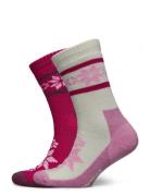 Rusa Sock 2Pk Lingerie Socks Regular Socks Pink Kari Traa