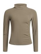 Tee Verdi Tops T-shirts & Tops Long-sleeved Khaki Green Rethinkit