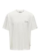 Onsaarav Life Ovz Ss Tee Tops T-shirts Short-sleeved White ONLY & SONS