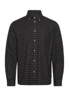 Kent Check Shirt 2.0 Tops Shirts Casual Black Les Deux