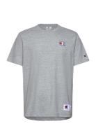 Crewneck T-Shirt Tops T-shirts Short-sleeved Grey Champion