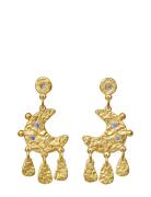 Julietta Earrings Øredobber Smykker Gold Maanesten