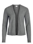 Viril Short L/S Knit Cardigan-Noos Tops Knitwear Cardigans Grey Vila