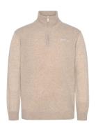 Delepine Grand Cru Tops Knitwear Half Zip Jumpers Beige Maison Labiche...