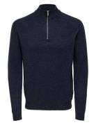 Onsedward Reg 7 Wool Half Zip Knit Cs Tops Knitwear Half Zip Jumpers N...