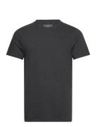 Crew-Neck Cotton Tops T-shirts Short-sleeved Grey Bread & Boxers