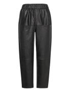 Pants Bottoms Trousers Leather Leggings-Bukser Black DEPECHE